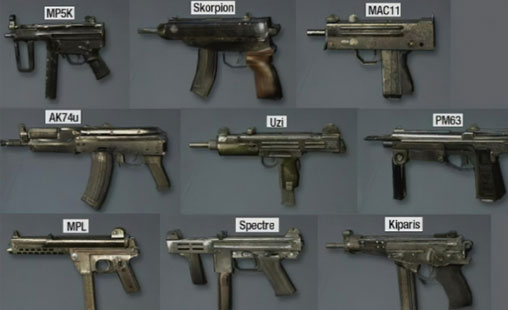 sub machine guns